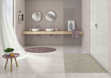 ViPrint printing technology provides stylish décors for shower trays