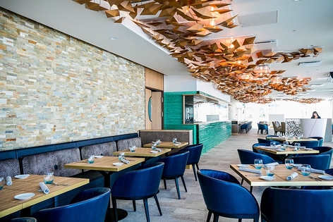 Bross arreda il ristorante della terrazza del  Burj Al Arab