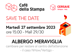 SUITE al CAFE' DELLA STAMPA di Cersaie Bologna